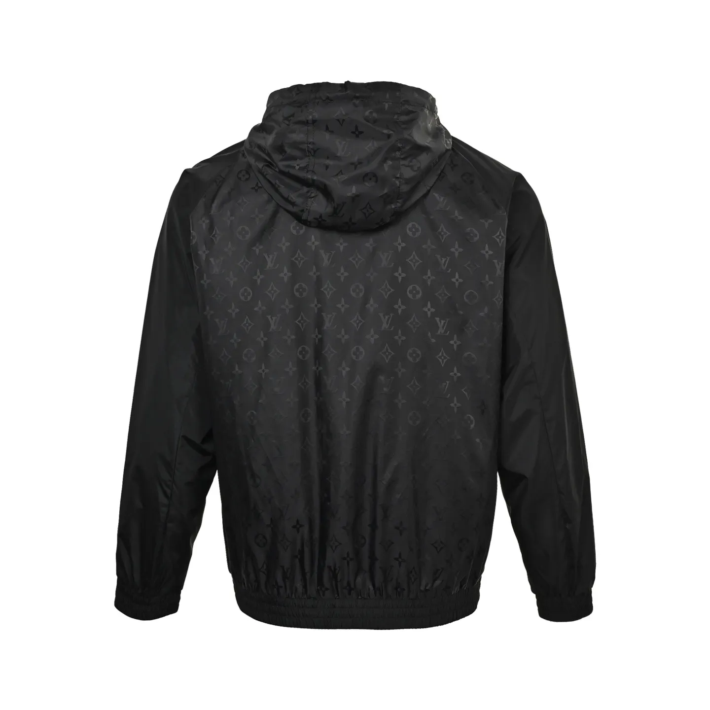 Louis Vuitton/Louis Vuitton old flower all-over printed sleeves patchwork hooded thin coat